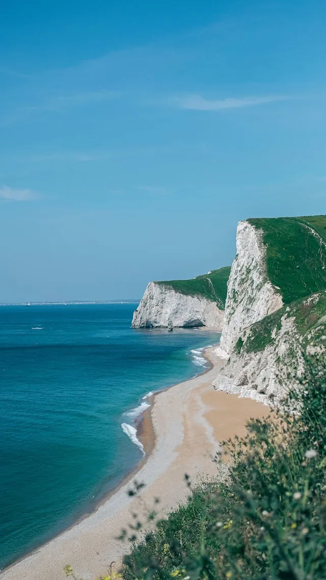 The Jurassic Coast, dramatic cliffs and beaches near Lakehayes