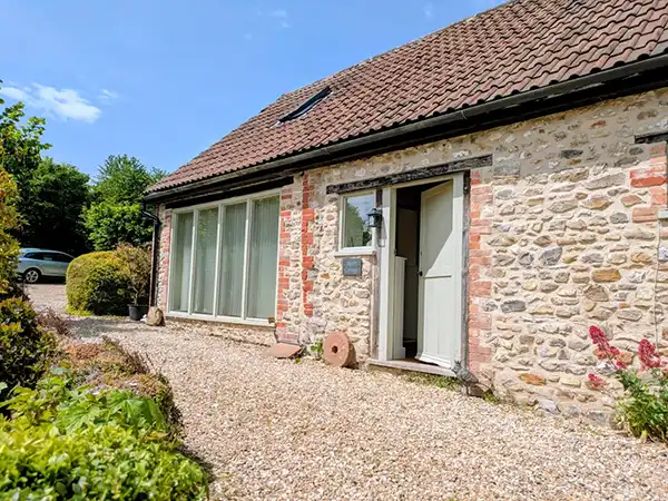 Inside Pippin Cottage, a cosy one-bedroom holiday cottage in South Somerset