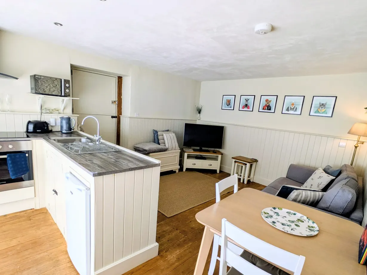 Pippin Cottage open-plan living space